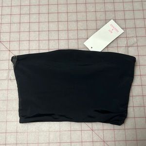 NWT Black Spandex Bandeau Top